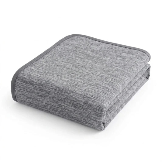 Arctivia Cooling Blanket Breathable Microfiber Lightweight Bedding in Gray and Blue