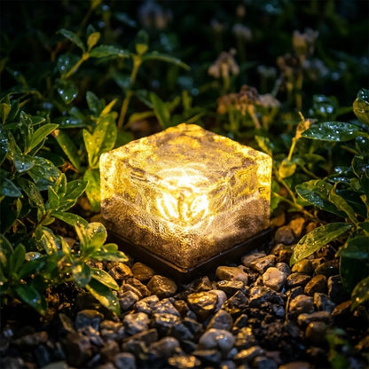 LumiSquare Solar Powered Garden Light Waterproof ABS Landscape Path Lighting