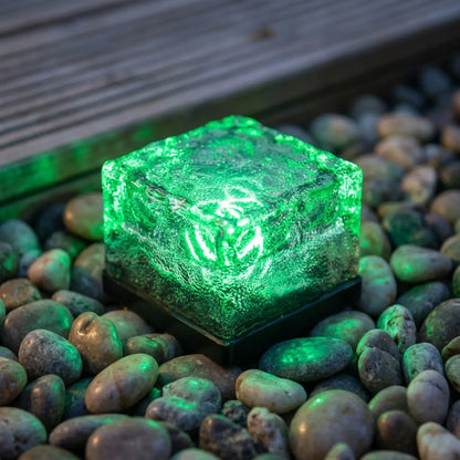 LumiSquare Solar Powered Garden Light Waterproof ABS Landscape Path Lighting