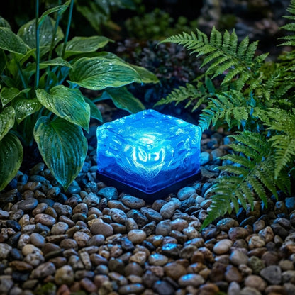 LumiSquare Solar Powered Garden Light Waterproof ABS Landscape Path Lighting
