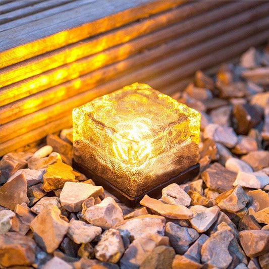 LumiSquare Solar Powered Garden Light Waterproof ABS Landscape Path Lighting