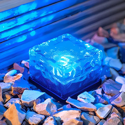 LumiSquare Solar Powered Garden Light Waterproof ABS Landscape Path Lighting