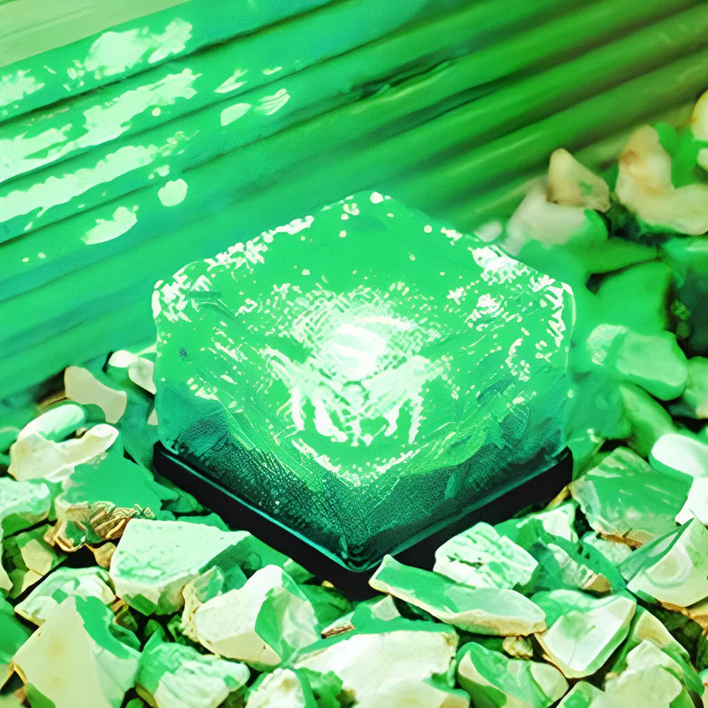 LumiSquare Solar Powered Garden Light Waterproof ABS Landscape Path Lighting