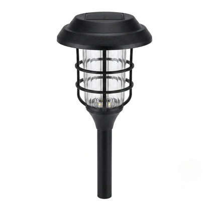 SolarGlow Weatherproof Solar Path Lights - Flickering Warm Glow Outdoor Garden Set (6-Pack)