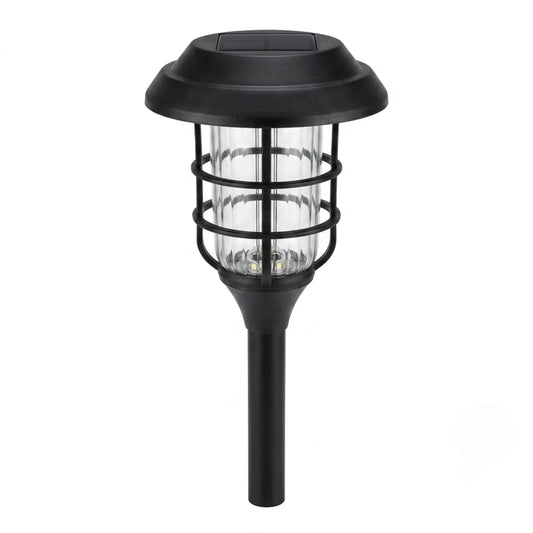 SolarGlow Weatherproof Solar Path Lights - Flickering Warm Glow Outdoor Garden Set (6-Pack)